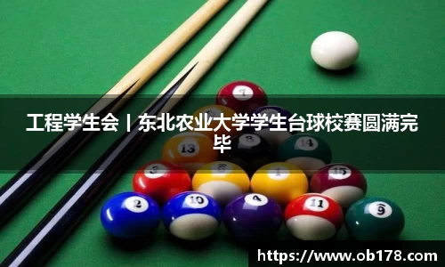 工程学生会丨东北农业大学学生台球校赛圆满完毕